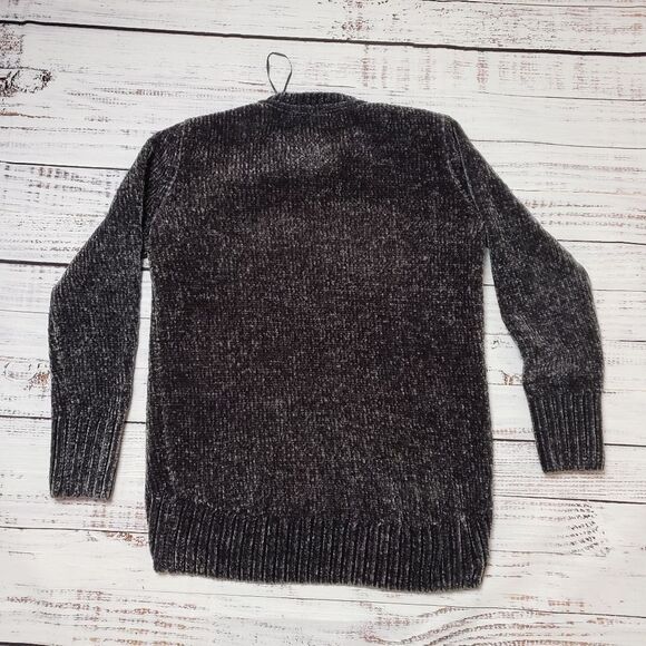 Gorgeous Chenille Dark Grey Sweater Denver Hayes - Picture 2 of 6